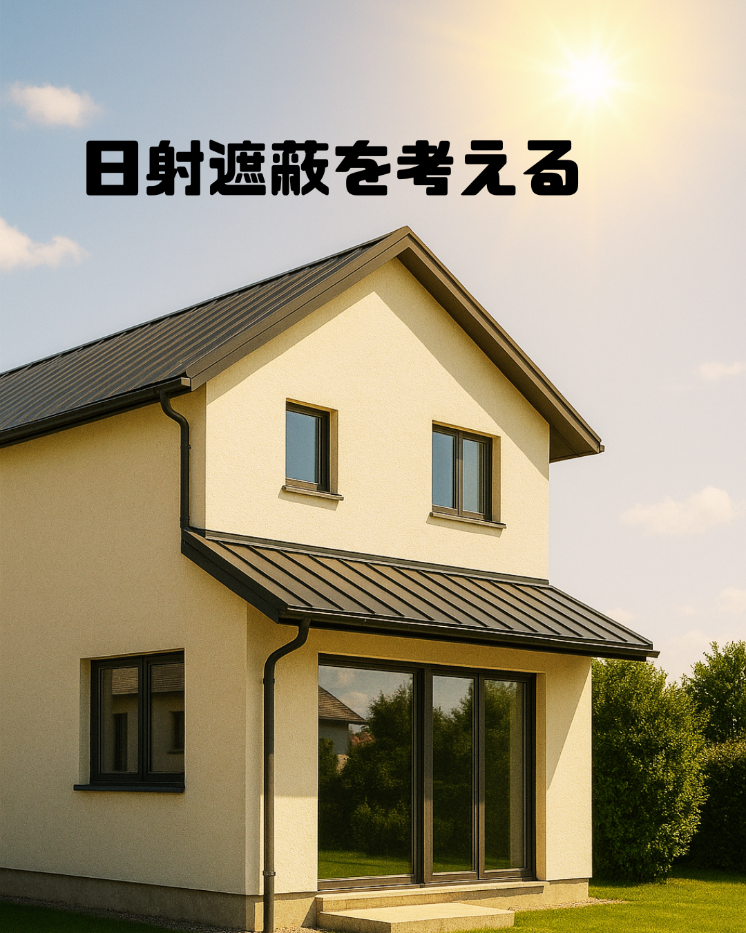 日射遮蔽を考える 〜夏の暑さを建物の外で止める〜